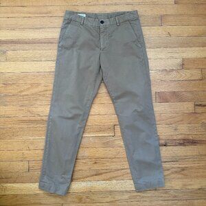 Dries Van Noten Khaki Cotton Chino Trousers Size 46 / US 30 EUC